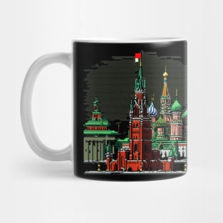 Moscow Kremlin Pixel Art Mug